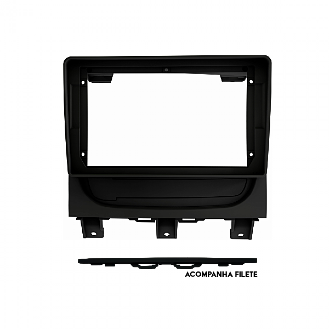 MOLDURA 9" FIAT PALIO WAY 2014/2018