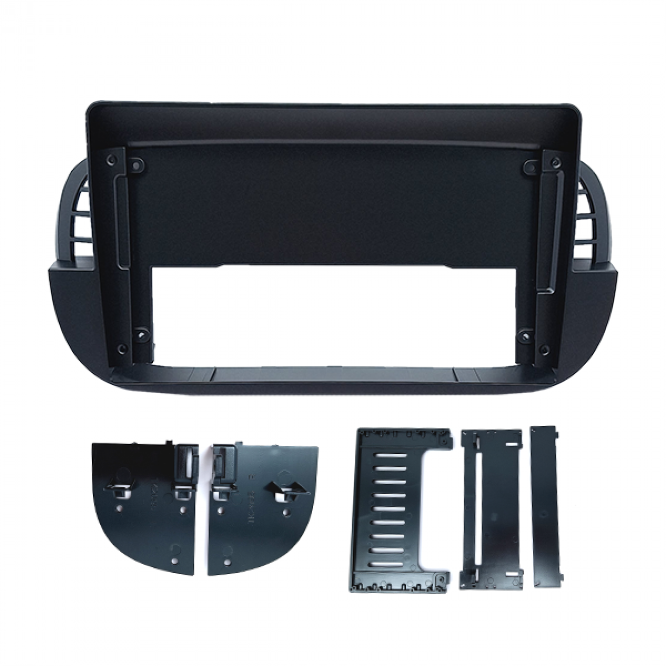 MOLDURA 9" FIAT 500 2007/2015 (para aparelho slim chassi 1din)