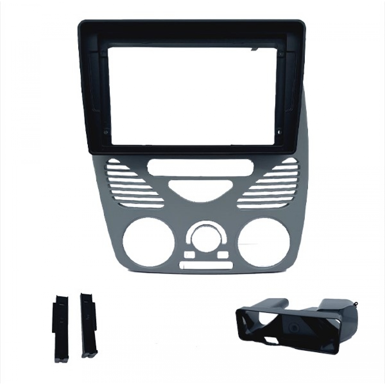 MOLDURA 9" FLUTUANTE FIAT PALIO/ SIENA/ STRADA/ WEEKEND G2 2002/2014 COM AR