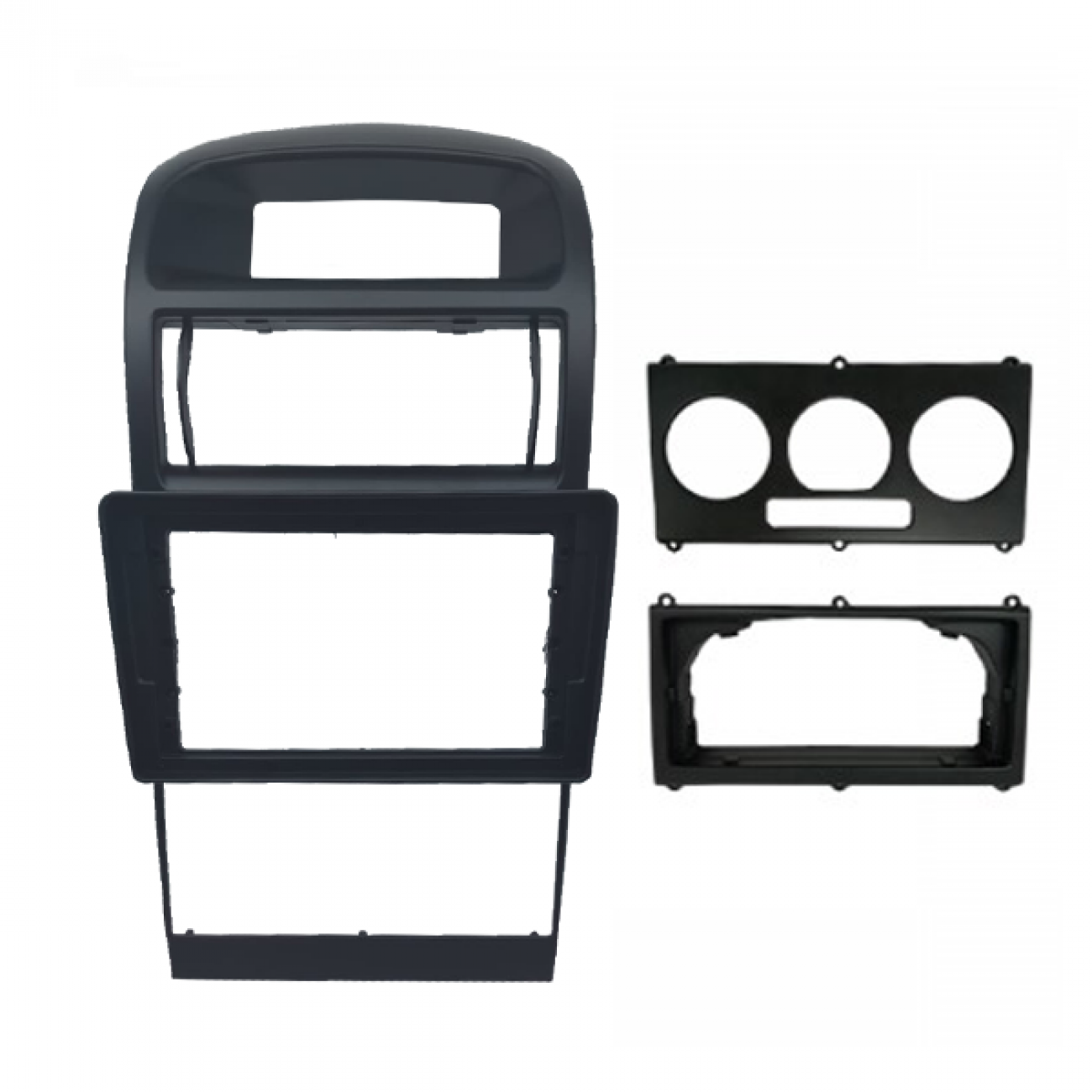MOLDURA 9" FLUTUANTE CHEVROLET ASTRA HATCH E SEDAN 1998/2011 AR ANALÓGICO E AR DIGITAL