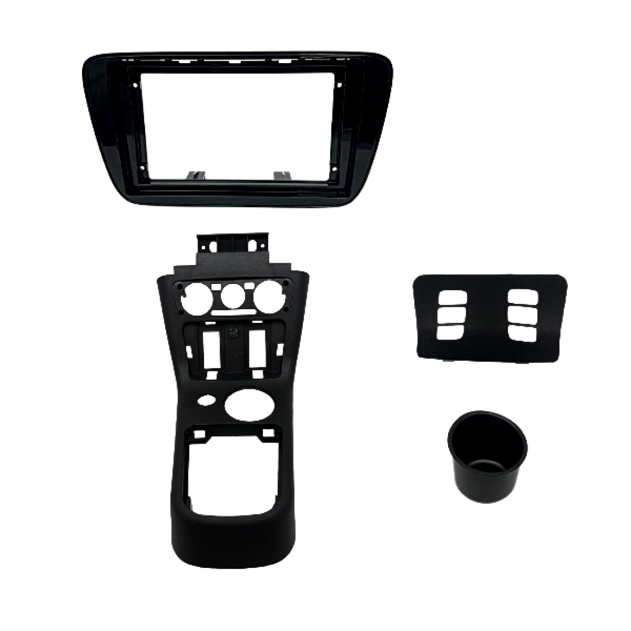 MOLDURA 9" VW UP G1 2014/2017 COM CONSOLE SUPERIOR