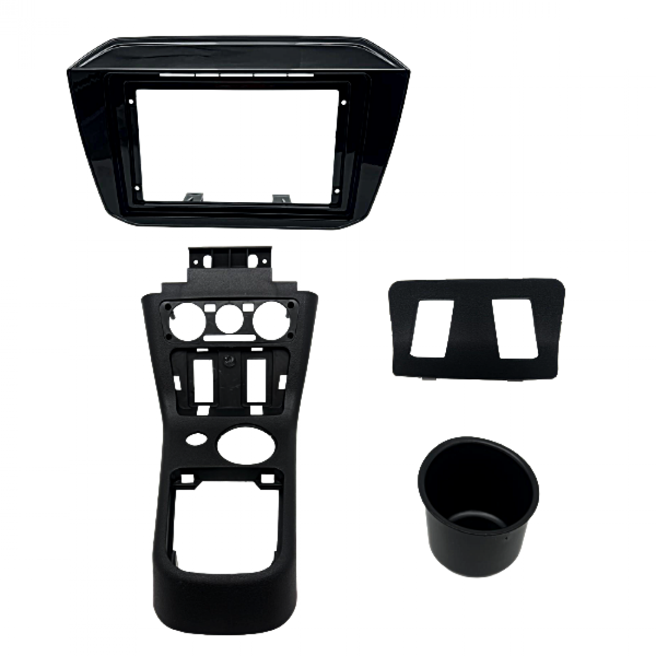 MOLDURA 9" VW UP G2 2018/2021 COM CONSOLE SUPERIOR